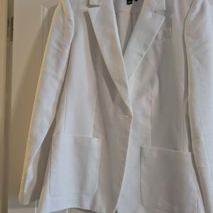 J. Crew White Blazer Classic Tailored Design